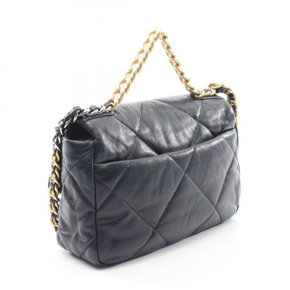 Chanel Shoulder Bag 19 Dizneuf Matelasse As1160 Navy Lambskin (sheepskin)