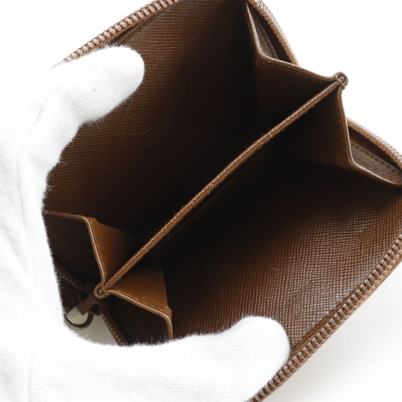 Prada Triangle Logo Leather _ Coin Case