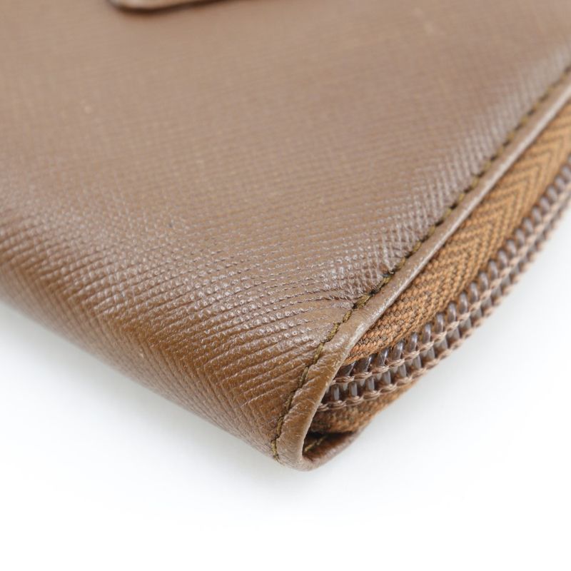 Prada Triangle Logo Leather _ Coin Case