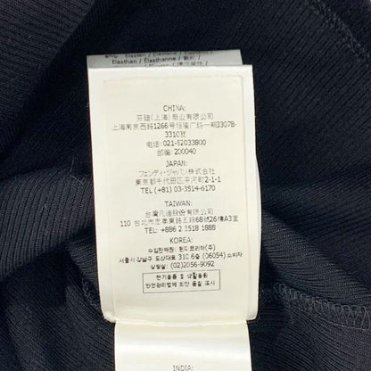 Fendi Top Cotton Black White Logo Tank