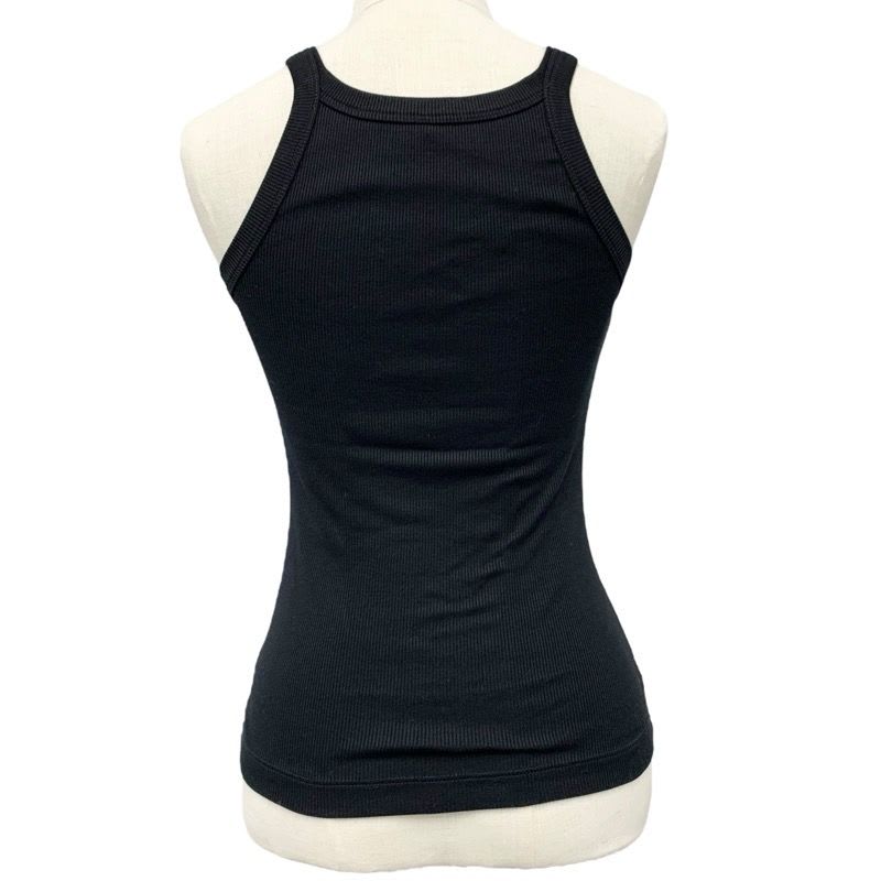 Fendi Top Cotton Black White Logo Tank