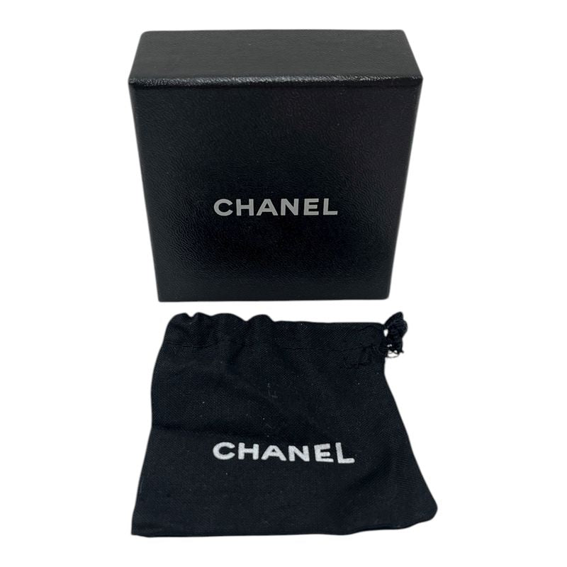 Chanel Necklace Here Mark Necklace Silver Ladies Matelasse Motif