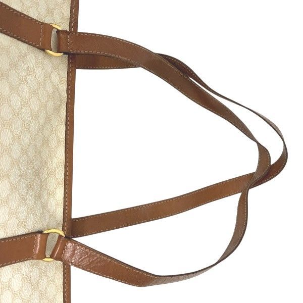 Celine Macadam White And Brown Bag Tote Bag Shoulder Bag Women