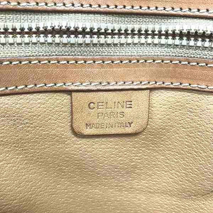 Celine Macadam White And Brown Bag Tote Bag Shoulder Bag Women