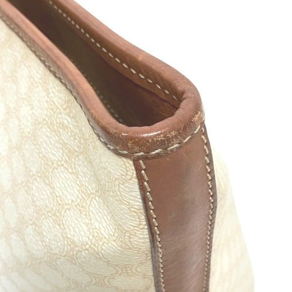 Celine Macadam White And Brown Bag Tote Bag Shoulder Bag Women