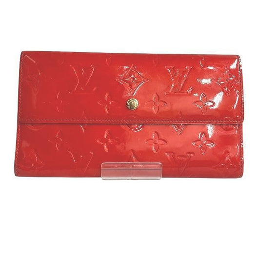 Louis Vuitton Monogram Vernis Porte Trésor International M91165 Wallet Trifold