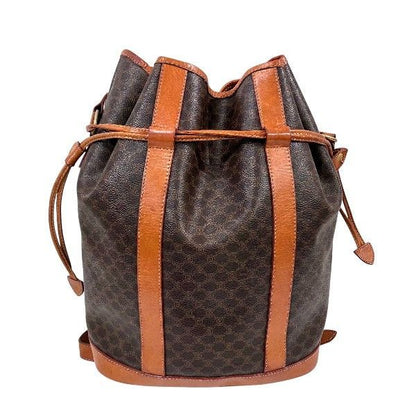 Celine Macadam Drawstring Bag Shoulder Bag Women