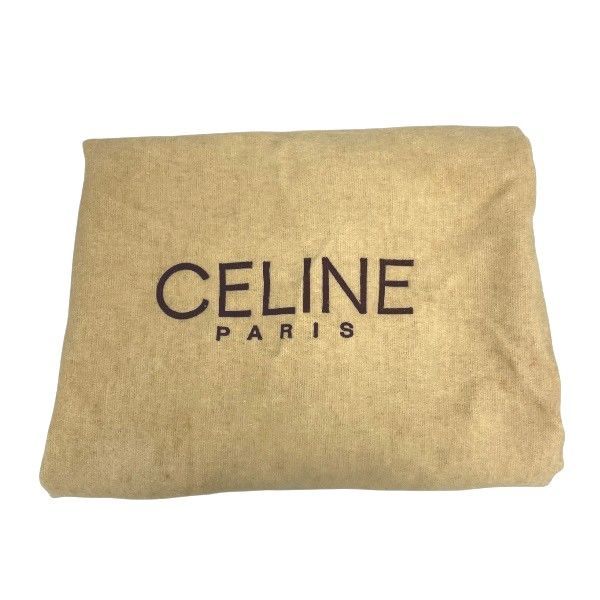 Celine Carriage Hardware Black Leather Old Bag Handbag Women