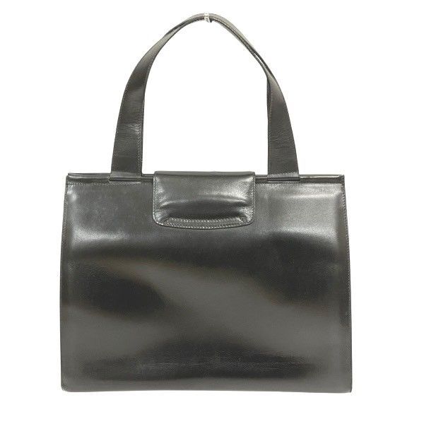 Celine Carriage Hardware Black Leather Old Bag Handbag Women