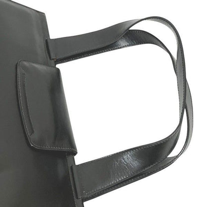 Celine Carriage Hardware Black Leather Old Bag Handbag Women