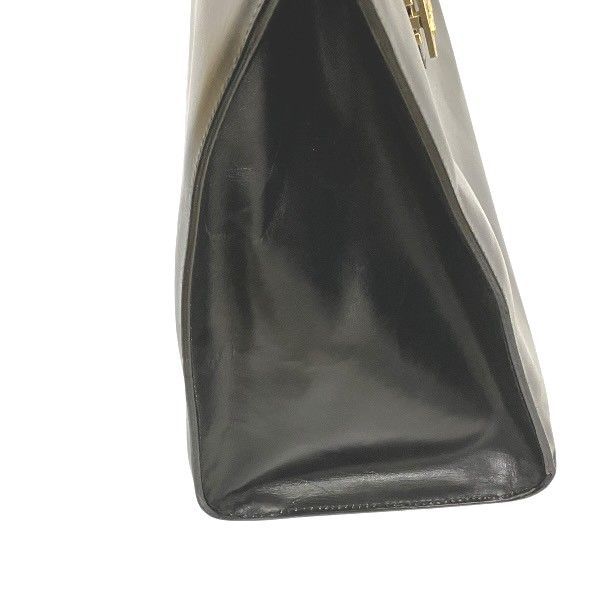 Celine Carriage Hardware Black Leather Old Bag Handbag Women