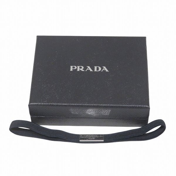 Prada Saffiano Triangle Logo 1pp122 Key Case Coin Case Women