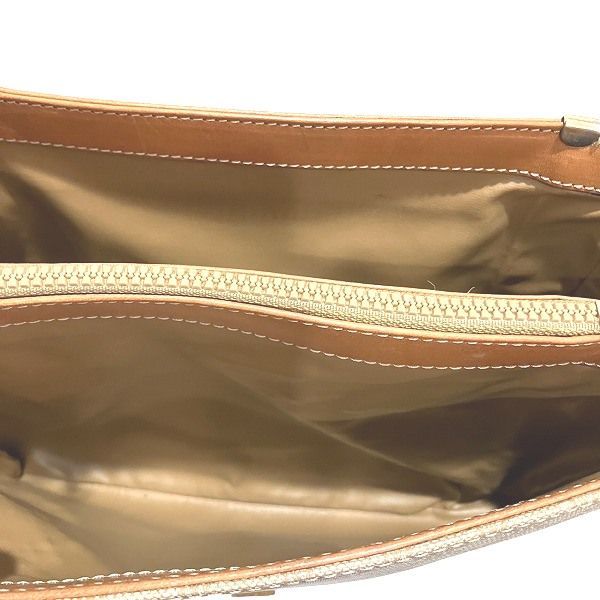 Celine M06 Macadam Pattern Beige And Brown Leather Bag Shoulder Bag Women