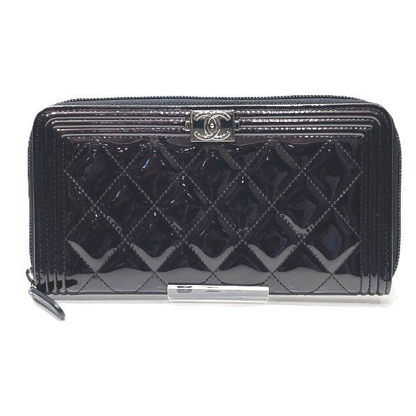 Chanel Boy Chanel Round Zipper No 21 Shardware Long Wallet Women