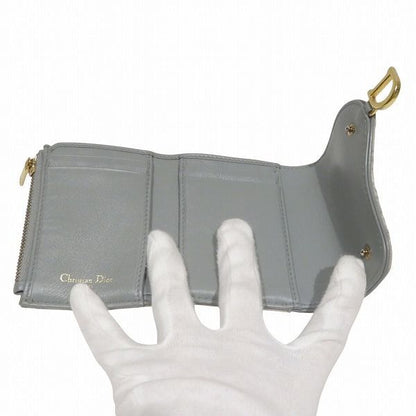 Dior Saddle Lotus Trotter Trifold Wallet Women