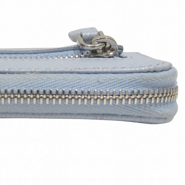 Prada Saffiano Triangle Logo 1pp122 Key Case Coin Case Women