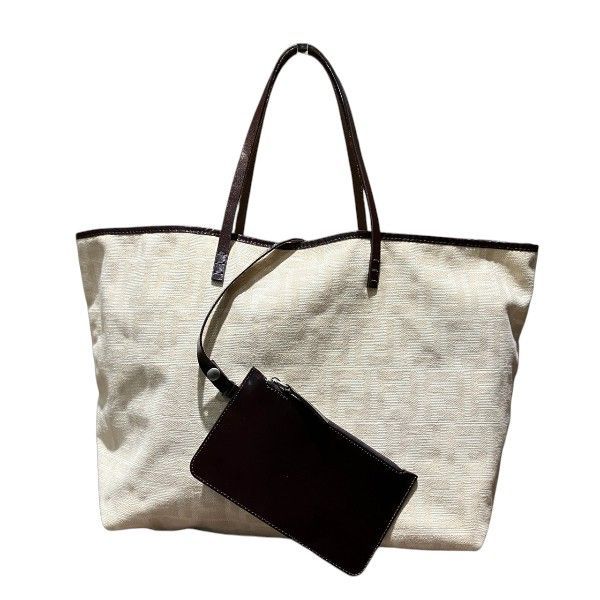 Fendi Zucca Pattern Bag Handbag Tote Bag Women