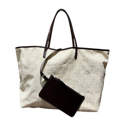 Fendi Zucca Pattern Bag Handbag Tote Bag Women