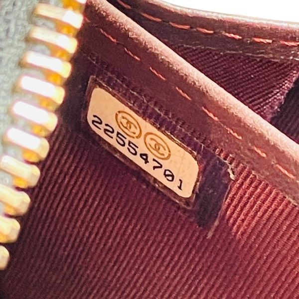 Chanel Matelasse Lambskin Black Long Wallet With Two Folds Unisex