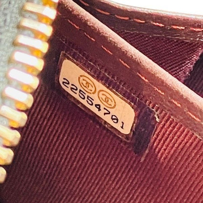 Chanel Matelasse Lambskin Black Long Wallet With Two Folds Unisex