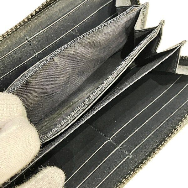 Gucci GG Blooms 408665 Flower Round Zipper Long Wallet Women