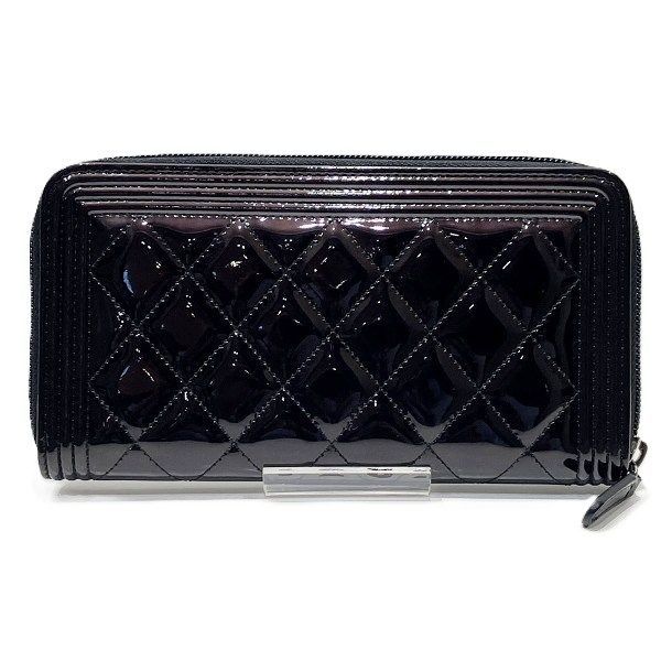 Chanel Boy Chanel Round Zipper No 21 Shardware Long Wallet Women