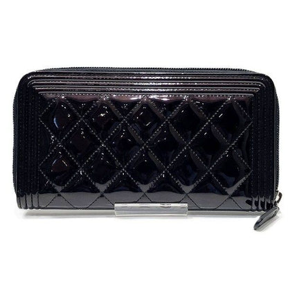Chanel Boy Chanel Round Zipper No 21 Shardware Long Wallet Women
