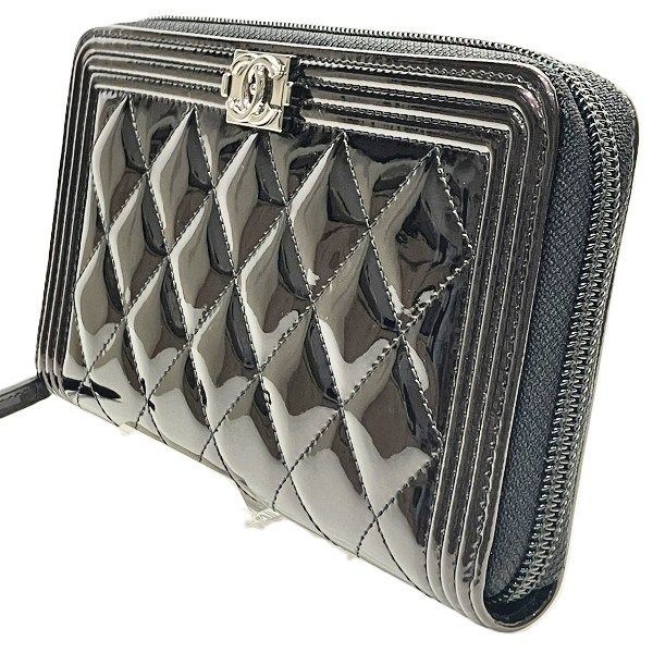 Chanel Boy Chanel Round Zipper No 21 Shardware Long Wallet Women