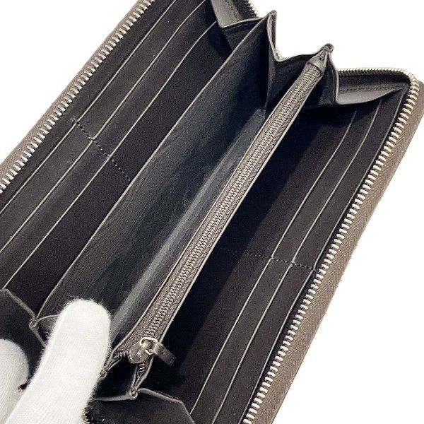 Gucci Sherry Line 408831 GG Supreme Bee Round Zipper Wallet Long Wallet Unisex