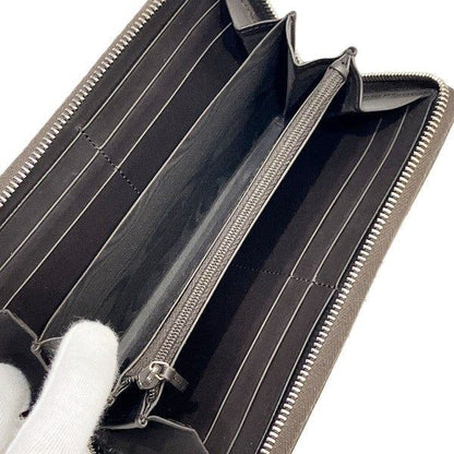 Gucci Sherry Line 408831 GG Supreme Bee Round Zipper Wallet Long Wallet Unisex