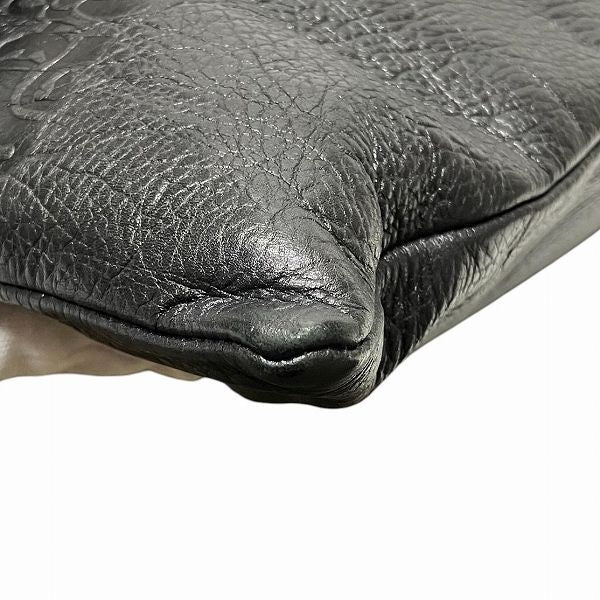 Bulgari Collezione 34985 Leather Black Bag Tote Bag Unisex