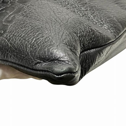 Bulgari Collezione 34985 Leather Black Bag Tote Bag Unisex