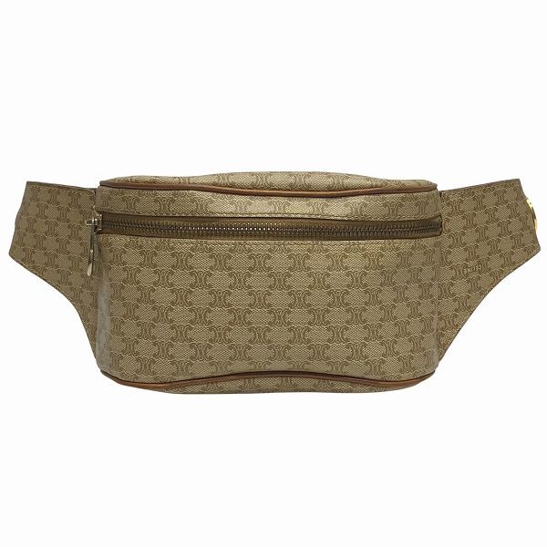 Celine Macadam Beige Bag Waist Pouch Body Bag Women