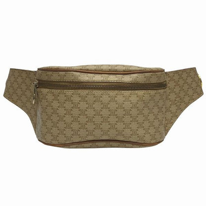 Celine Macadam Beige Bag Waist Pouch Body Bag Women