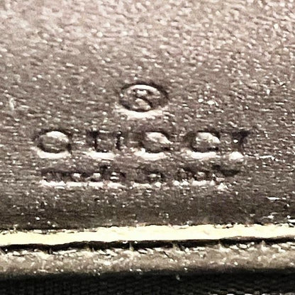 Gucci Sherry Line 408831 GG Supreme Bee Round Zipper Wallet Long Wallet Unisex