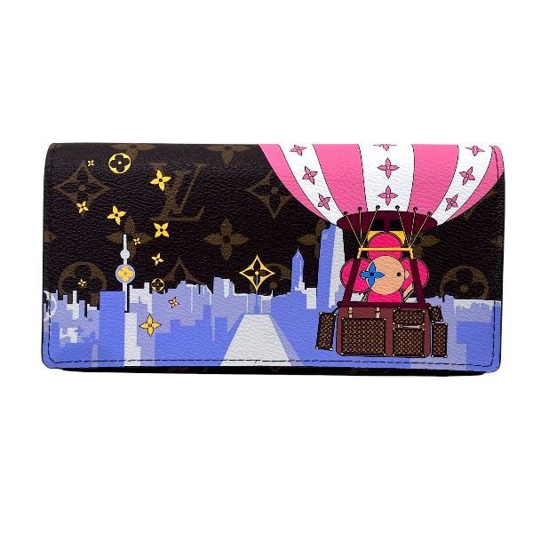 Louis Vuitton Monogram Portefeuille-sarah Vivienne M68491 Long Wallet For Women
