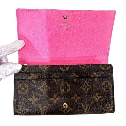 Louis Vuitton Monogram Portefeuille-sarah Vivienne M68491 Long Wallet For Women