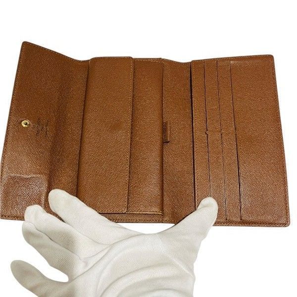 Louis Vuitton Monogram Portefeuille International M61217 Long Wallet Unisex