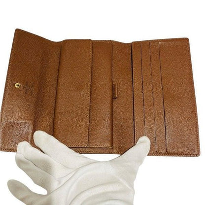 Louis Vuitton Monogram Portefeuille International M61217 Long Wallet Unisex