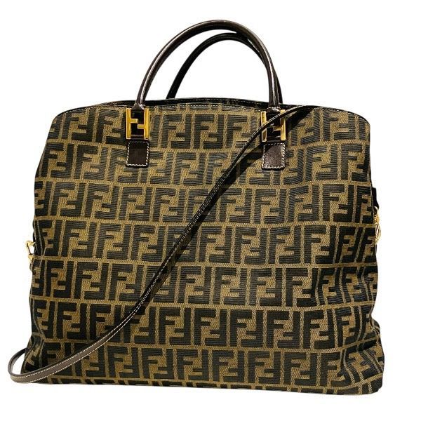 Fendi Zucca Pattern 2-way Bag Handbag Shoulder Bag Unisex