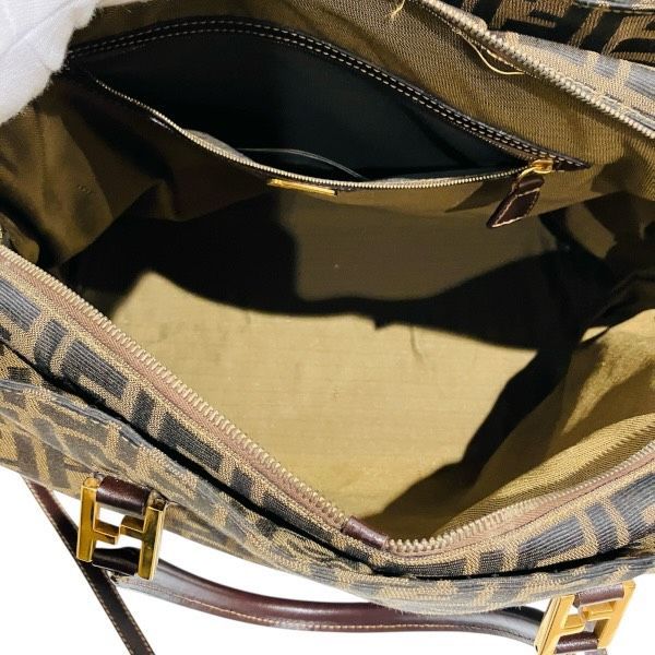 Fendi Zucca Pattern 2-way Bag Handbag Shoulder Bag Unisex