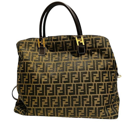 Fendi Zucca Pattern 2-way Bag Handbag Shoulder Bag Unisex