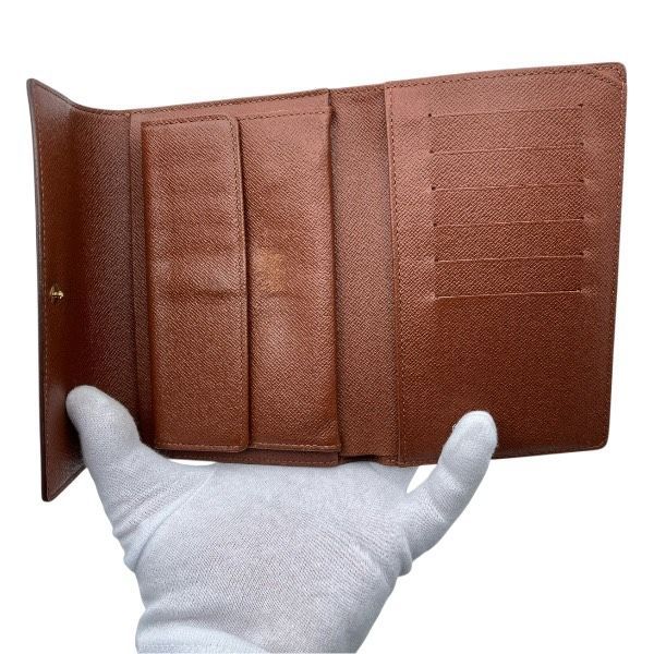 Louis Vuitton Monogram Porte Trésor Étui Papier M61202 Trifold Wallet Unisex