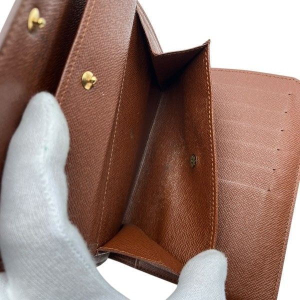 Louis Vuitton Monogram Porte Trésor Étui Papier M61202 Trifold Wallet Unisex