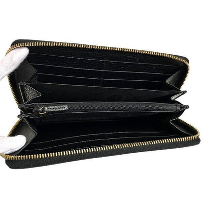 Gucci GG Supreme Double G Bicolor Zip Around Wallet 456117 Long Wallet Unisex