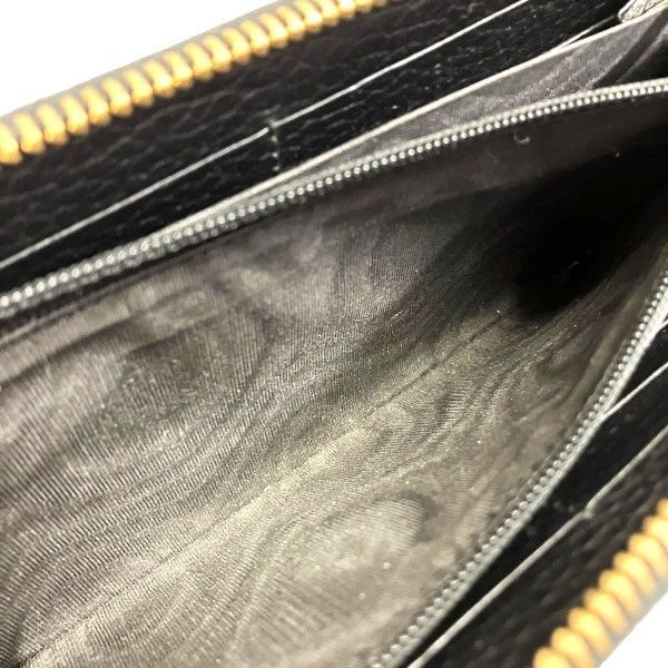 Gucci GG Supreme Double G Bicolor Zip Around Wallet 456117 Long Wallet Unisex