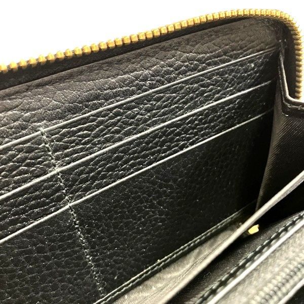 Gucci GG Supreme Double G Bicolor Zip Around Wallet 456117 Long Wallet Unisex