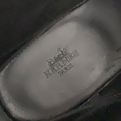 Hermes Fuji Boots Long Boots Shoes Leather Ivory Exlibris Quilting