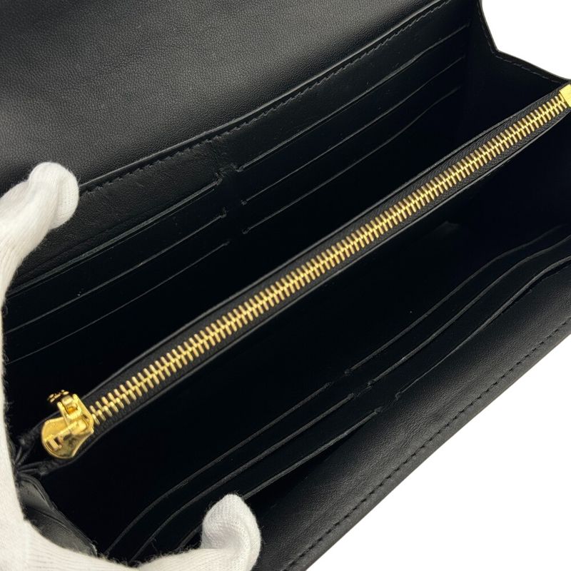 Louis Vuitton M62577 Portefeuille Flower Long Wallet Brown Women