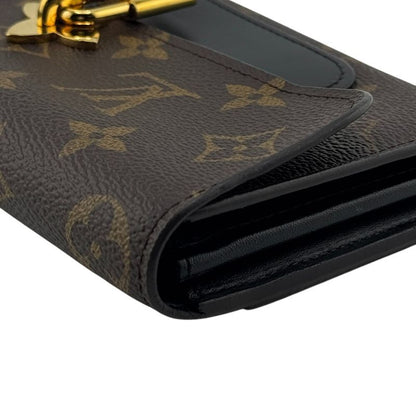 Louis Vuitton M62577 Portefeuille Flower Long Wallet Brown Women